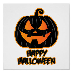 Happy Halloween for Men and Women - Pumpkin Hallow Poster