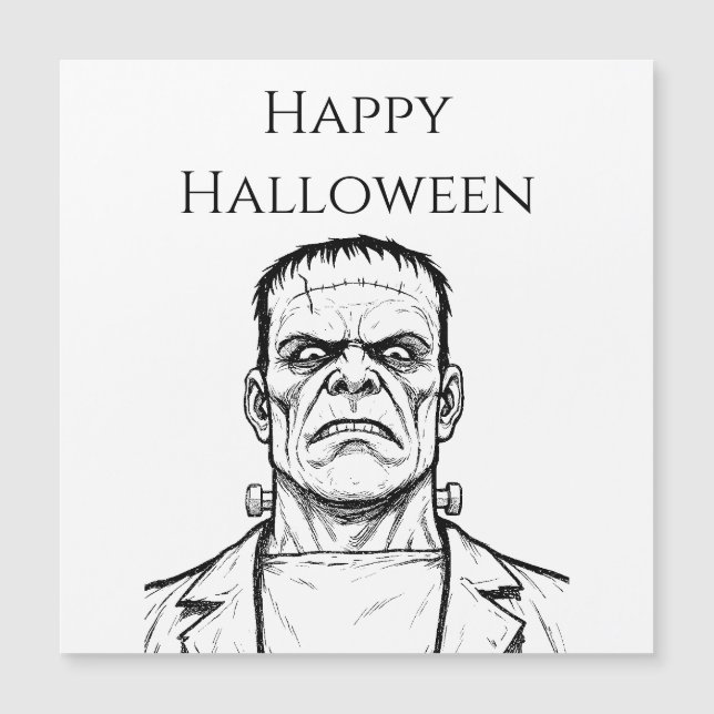 Happy Halloween Frankenstein  (Front)