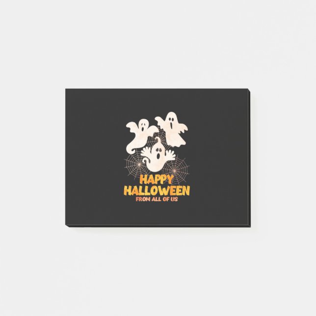 Happy Halloween From All Of Us Post-it Notes (Front)