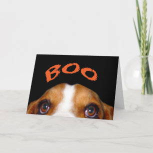 Happy Halloween from Holmes the Basset Hound Card