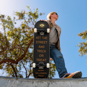HAPPY HALLOWEEN FROM K. M. KELLY - SKATEBOARD