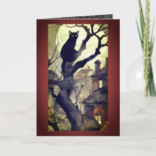 Happy Halloween from Kitty Card