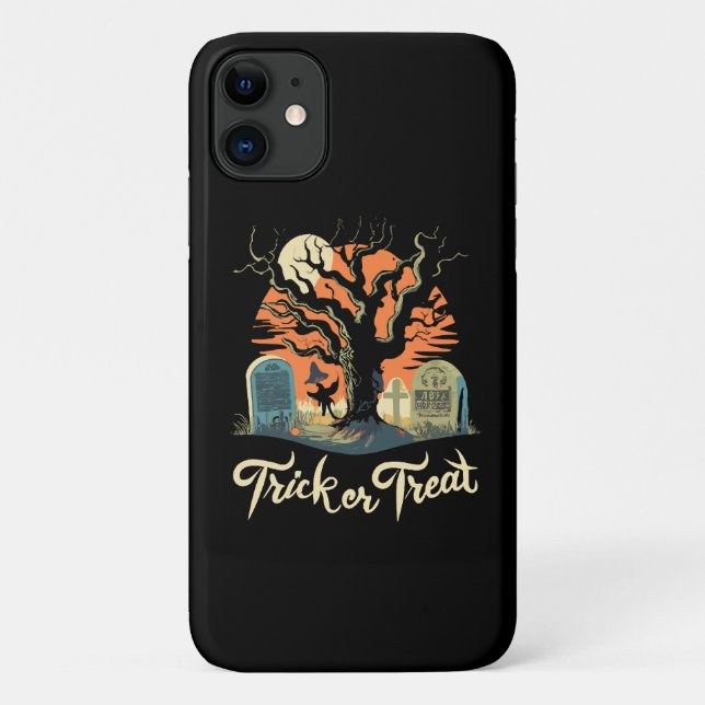Happy Halloween From Your Funny Graveyard! Case-Mate iPhone Case (Back)