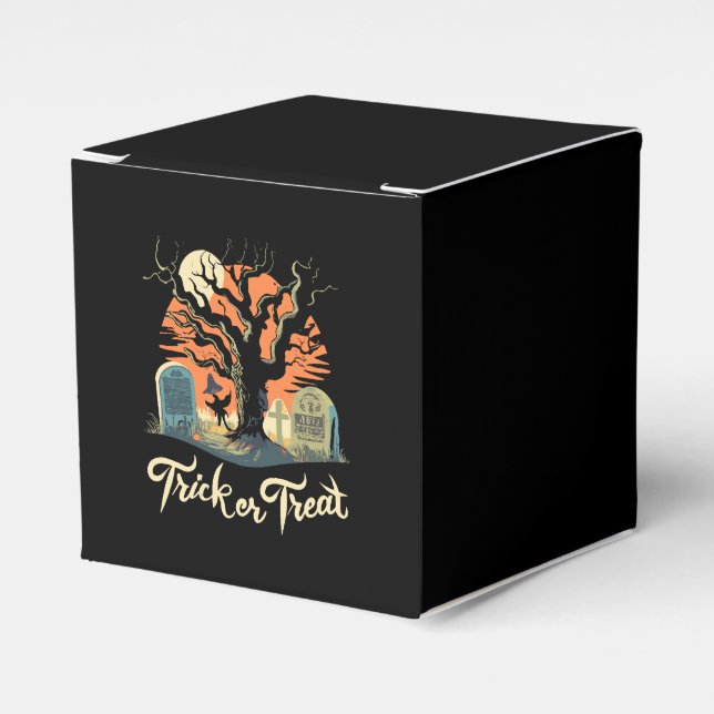 Happy Halloween From Your Funny Graveyard! Favour Box (Front Side)