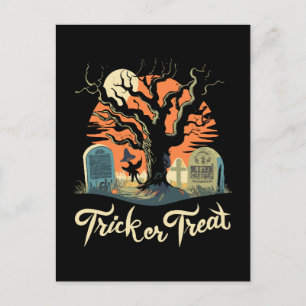 Happy Halloween From Your Funny Graveyard! Postcard