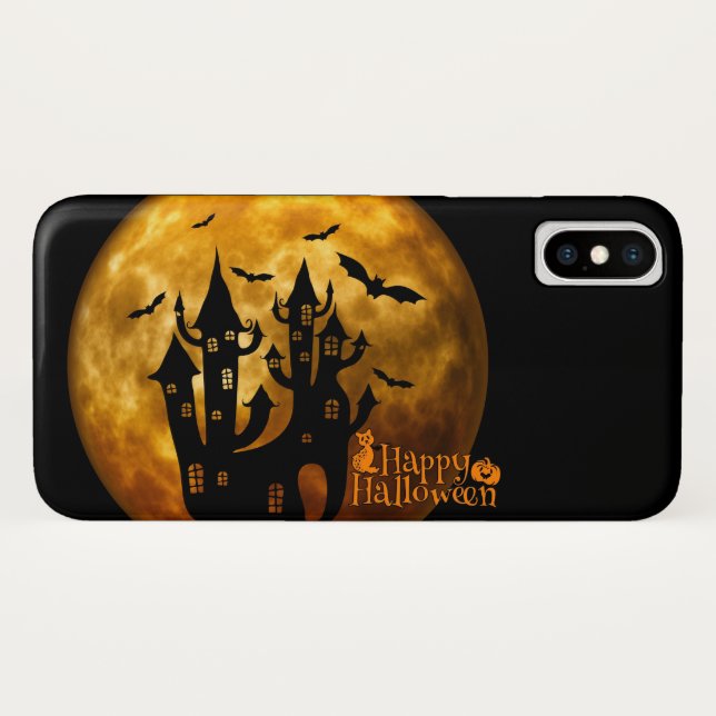 Happy Halloween (Full Moon) Case-Mate iPhone Case (Back (Horizontal))