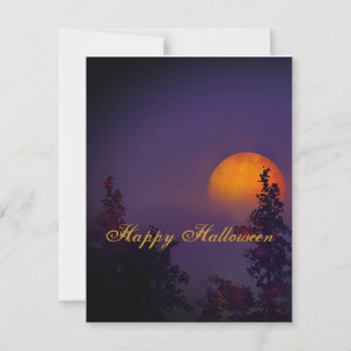 Happy Halloween Full Moon rise