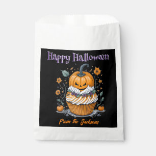 Happy Halloween FUN PUMPKIN CUPCAKE Favour Bag