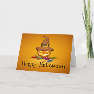 Happy Halloween Fun Pumpkin Invitation
