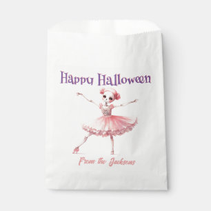 Happy Halloween FUN SKELETON BALLERINA Favour Bag