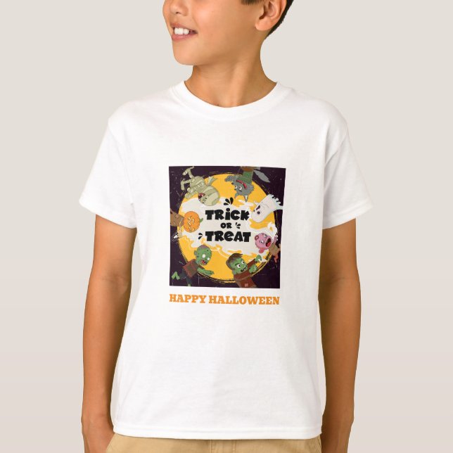 Happy Halloween Fun T Shirt (Front)