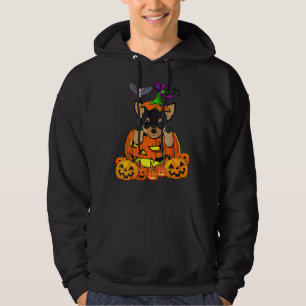 Happy Halloween Funny Chihuahua Pumpkin Hoodie