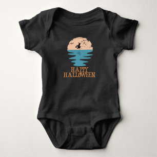 Happy Halloween Funny Creepy Character Baby Bodysuit
