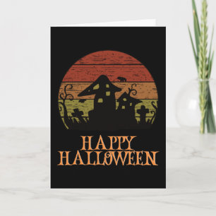 Happy Halloween Funny Creepy Character Card