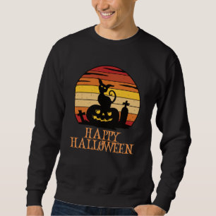 Happy Halloween Funny Creepy Character Sweatshirt