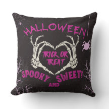 Happy Halloween Funny Ghosts Decor Pillow