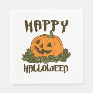 Happy Halloween Funny Halloween Costume Napkin