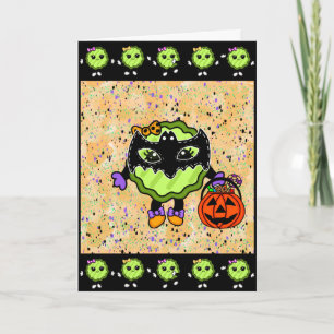 Happy Halloween   Funny Holiday Pickle  Card