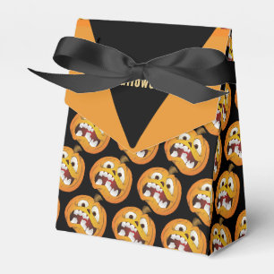 Happy Halloween funny Jack o Lantern Pumpkin Favour Box
