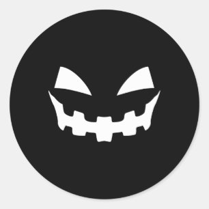 Happy Halloween Funny Monsters Pumpkin Spice Witch Classic Round Sticker
