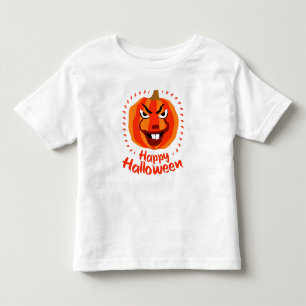 🎃 Happy Halloween – Funny, Scary & Cute Pumpkin Toddler T-Shirt