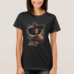 Happy Halloween Galaxy Witch Trick or Treat T-Shirt
