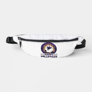 Happy Halloween Ghost Bats Spiders_1 Bum Bags