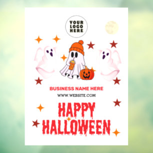 Happy Halloween Ghost Cute Custom Spooky Decor