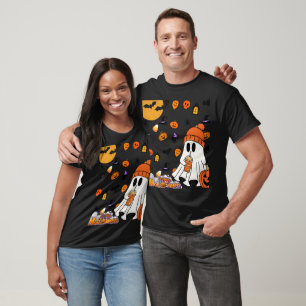 Happy Halloween Ghost Fun T-Shirt for Kids