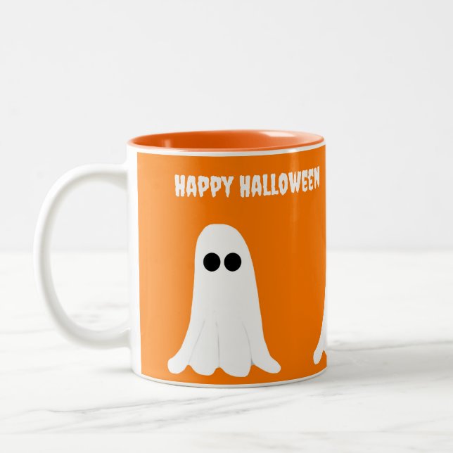 Happy Halloween Ghost Mug (Left)
