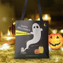 HAPPY HALLOWEEN Ghost Personalised