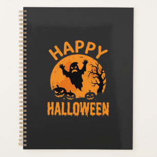 Happy Halloween Ghost Pumpkin Vector Design Planner