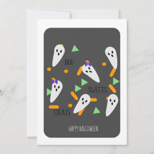 Happy Halloween Ghost Sprinkles Card