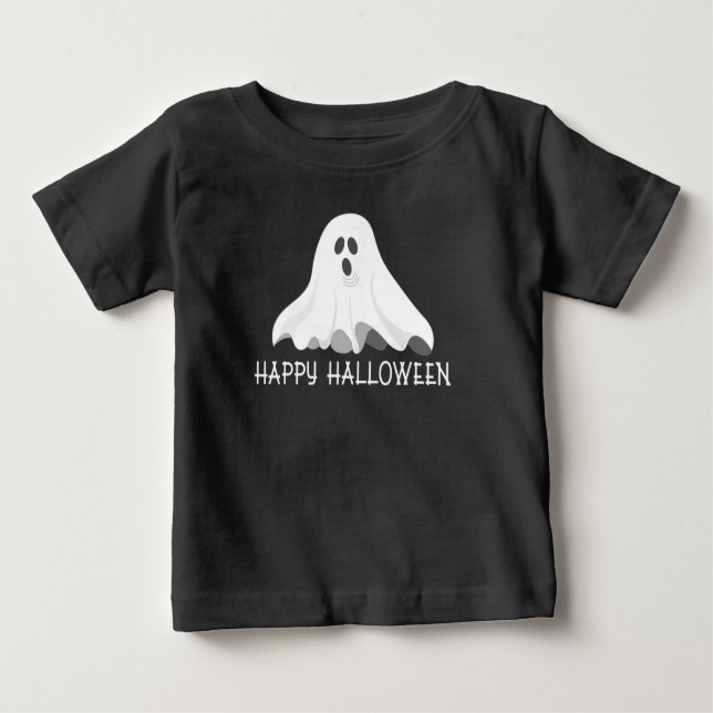 Happy Halloween Ghost Toddler Shirt (Front)