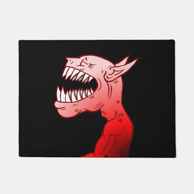 Happy Halloween Ghoul Doormat (Front)