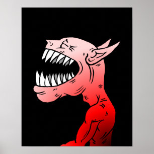 Happy Halloween Ghoul Poster