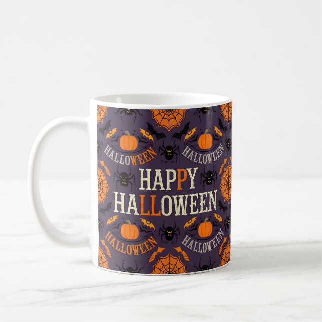 Happy Halloween Gift Idea Coffee Mug (Left)