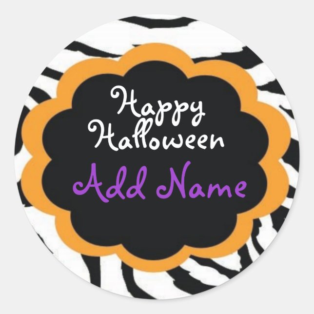 Happy Halloween Gift Label (Front)
