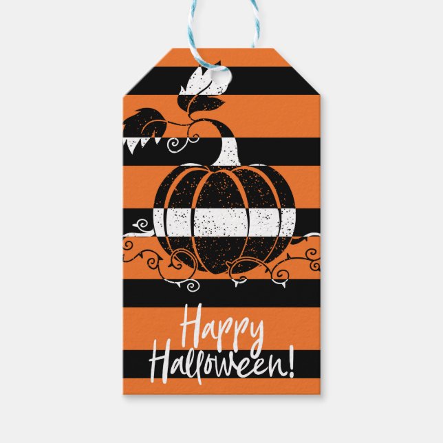 Happy halloween gift tags (Front)