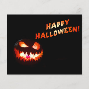 HAPPY HALLOWEEN - Glowing Jack-O-Lantern Flyer