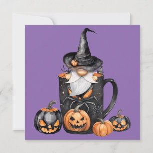 Happy Halloween Gnome Card