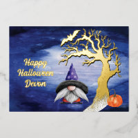 Happy Halloween Gnome Spooky Greeting