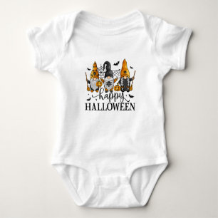 Happy Halloween Gnomes Baby Bodysuit