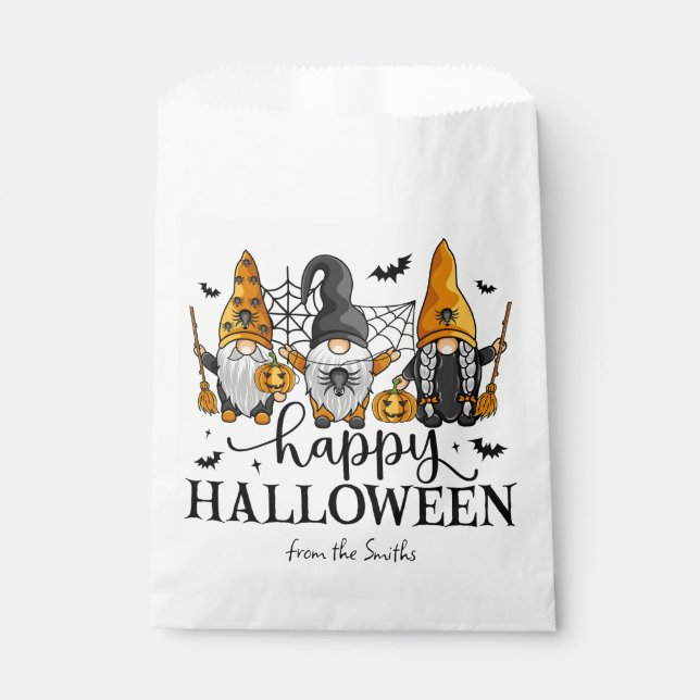 Happy Halloween Gnomes Favour Bag (Front)