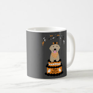 Happy Halloween Golden Retriever Spooky Ghost Boo Coffee Mug
