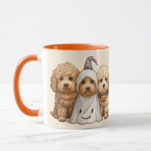 Happy Halloween Goldendoodle Dogs Mug