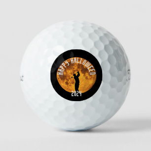 Happy Halloween Golf Swing Golf Ball w/Year
