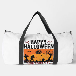 Happy Halloween Grandson Vintage Spooky Shirt Desi Duffle Bag