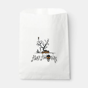 Happy Halloween Grave Yard Favour Bag