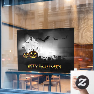 Happy Halloween Graveyard Scene